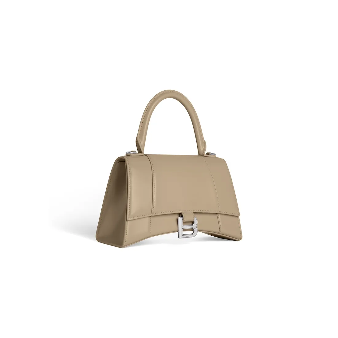      Women's Hourglass Small Handbag Box in Beige 