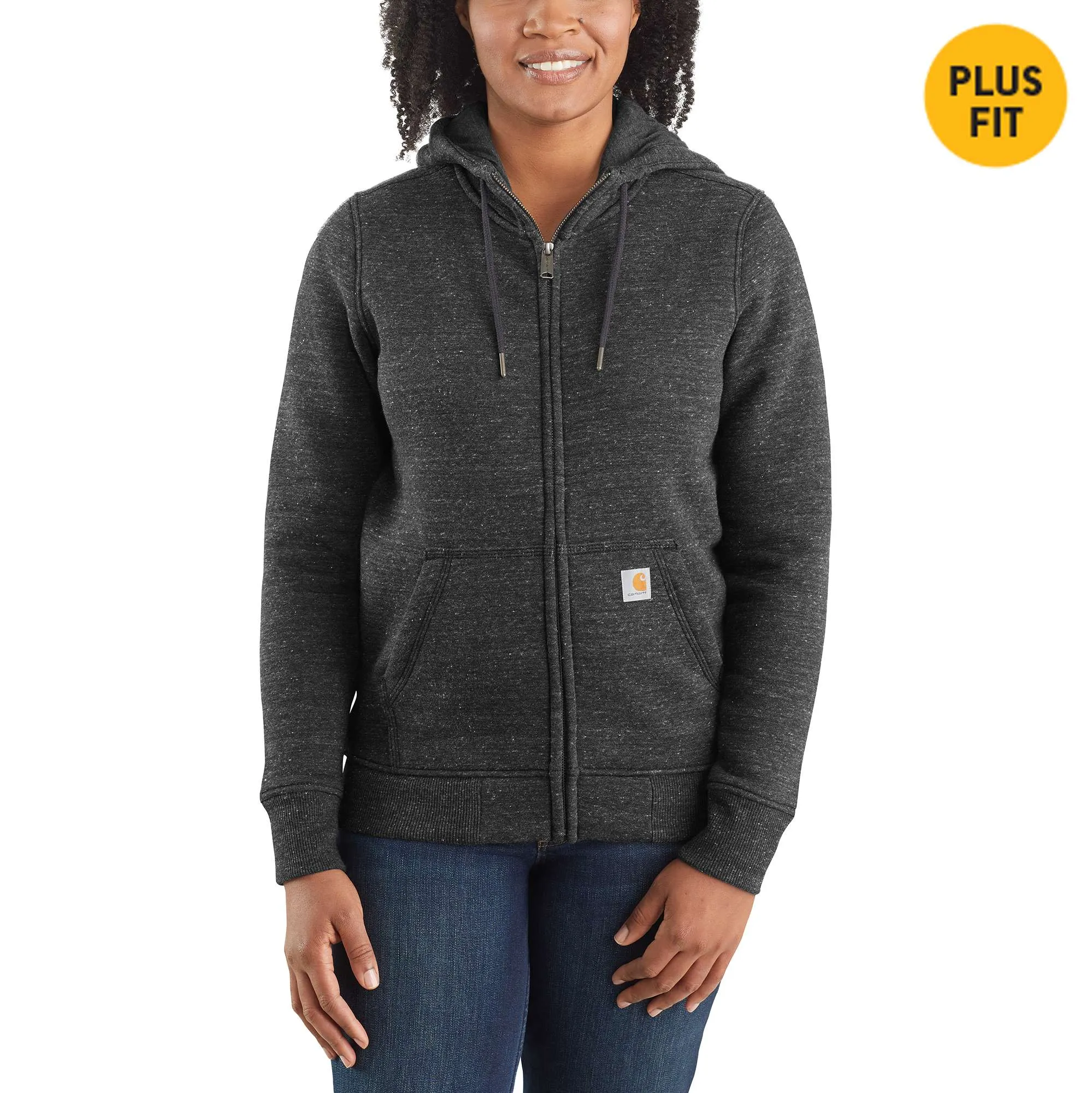 Women's Relaxed Fit Midweight Full-Zip Sweatshirt