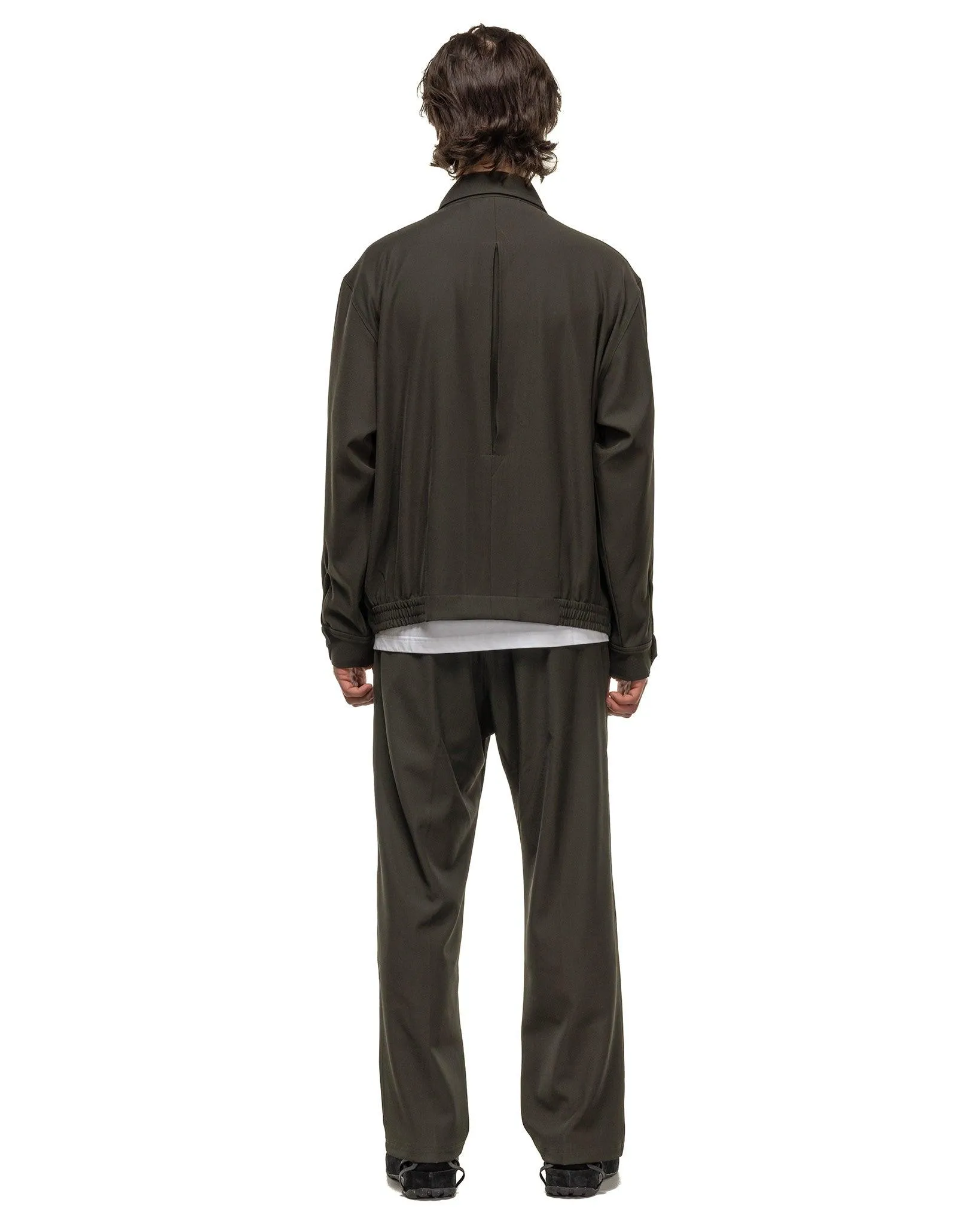 W.U. Straight Pant - PE/R/PU Cavalry Twill Green