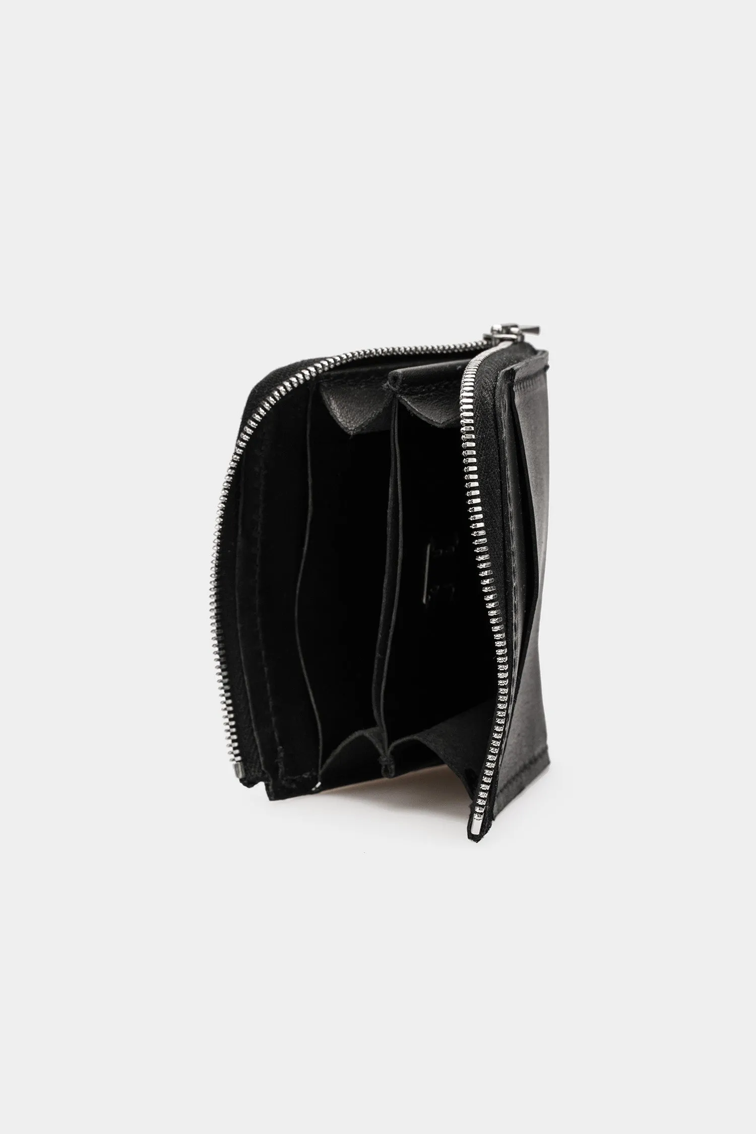 Zip leather wallet | W7